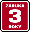 3 ROKY ZÁRUKA - registrace nutná do 30 dnů od nákupu!!!